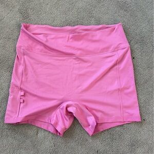 Vineyard Vines Bright Pink Women's Bike Shorts with Side Slot